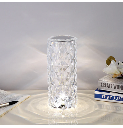 Romantic LED Rose Diamond Table Lamps